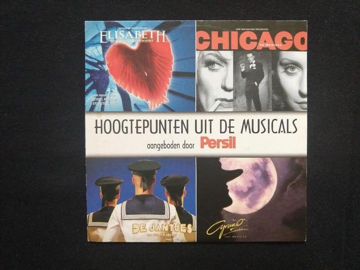 Elisabeth, Chicago, De Jantjes, Cyrano Musicals Promo CD, Cd's en Dvd's, Cd's | Nederlandstalig, Gebruikt, Soundtrack of Musical