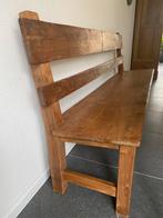 Oude houten kerkbank, Huis en Inrichting, Banken | Bankstellen, Ophalen, Gebruikt, Minder dan 75 cm, Rechte bank