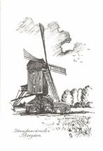 Standaardmolen Beegden - tekening - beschreven, Verzamelen, Ophalen of Verzenden, Voor 1920, Ongelopen, Noord-Brabant