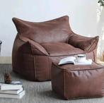 Wagner - Fauteuil 1 zits bank Bruin cognac, Ophalen of Verzenden, Nieuw