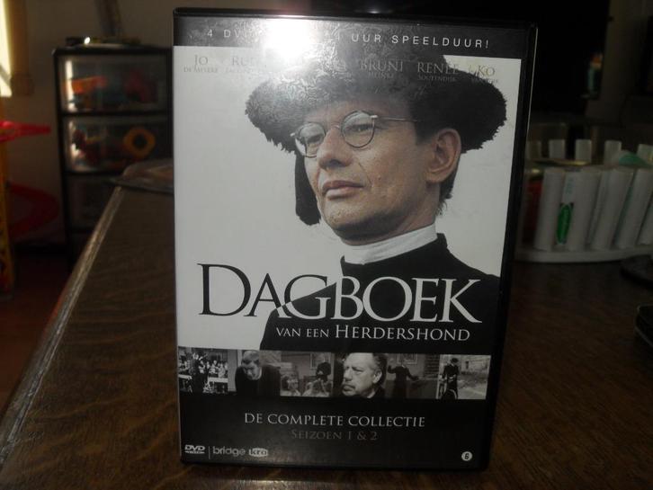 4 DVD BOX DAGBOEK VAN EEN HERDERSHOND., Cd's en Dvd's, Dvd's | Tv en Series, Zo goed als nieuw, Drama, Boxset, Vanaf 6 jaar, Ophalen of Verzenden