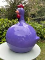 (Tuin)Beeld Dikke gladde kip, tuin, vijver, zwembad 58cm, Tuin en Terras, Ophalen of Verzenden, Nieuw, Kunststof, Dierenbeeld