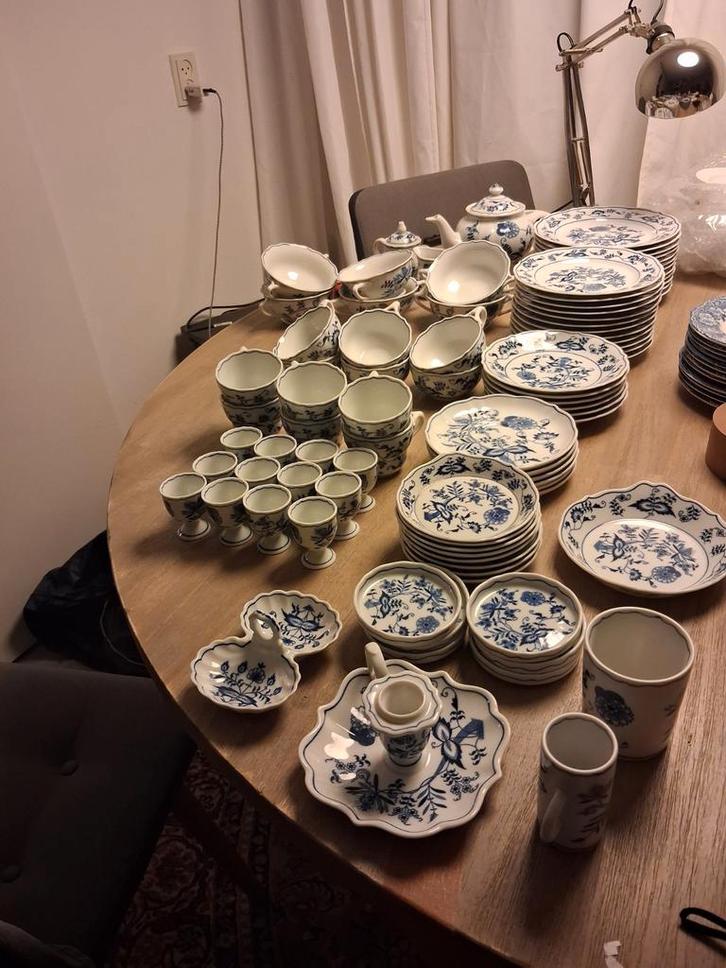 Bleu Danube Servies -Japan- Super Mooie Staat!, Antiek en Kunst, Antiek | Servies compleet, Ophalen of Verzenden