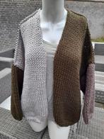 Nieuw handgebreid oversized vest model Bernadette, Ophalen of Verzenden, Nieuw
