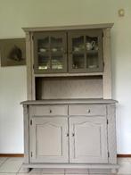 Prachtige grenen servieskast / buffetkast, modern grijs, Ophalen, Gebruikt, Grenenhout, 25 tot 50 cm
