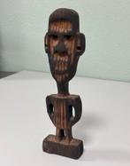 Antiek sculptuur hout gesneden houten voorouderbeeld afrika, Antiek en Kunst, Ophalen of Verzenden