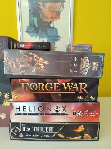 Diverse Bordspellen: Helionox,, Last Bastion & Meer! beschikbaar voor biedingen