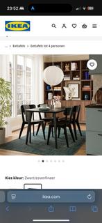 LISABO Tafel zwart, Ophalen of Verzenden, Zo goed als nieuw