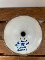 Plateel Gouda schaal op voet - met schade, Antiek en Kunst, Antiek | Keramiek en Aardewerk, Ophalen of Verzenden