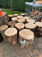 Mooie hak/kloofblokken 60x35-45cm 30 euro per stuk, Minder dan 3 m³, Ophalen, Eikenhout, Blokken