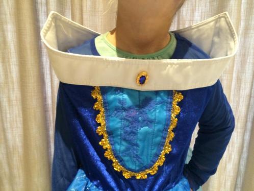 Nieuwe blauwe assepoester verkleedjurk maat 98/104, Kinderen en Baby's, Carnavalskleding en Verkleedspullen, Zo goed als nieuw