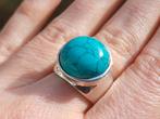 Vanoli 925 zilveren design ring met turquoise maat 20,5, Sieraden, Tassen en Uiterlijk, Ringen, Daiva1973@hotmail.com, Vanoli