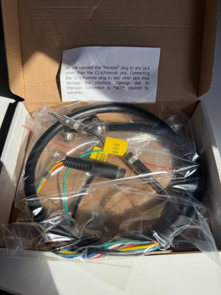 Te koop: Microham kabel voor oa.IC-7300 DB15-IC-13, Telecommunicatie, Zenders en Ontvangers, Nieuw, Zender en Ontvanger, Ophalen of Verzenden