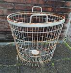 Metalen draadmand oogstmand aardappelmand herfstmand vintage, Ophalen, Overige materialen, Gebruikt, Mand