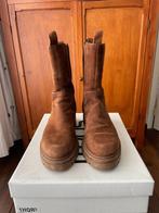 **  MJUS suede chelsea boots, maat 40 **, Bruin, Verzenden, Lage of Enkellaarzen, Zo goed als nieuw