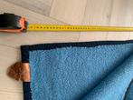 Frencolux Veloursdecke blauw tinten 200x140 cm, Ophalen of Verzenden, Gebruikt
