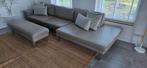 Machalke bank met chaise longue nieuw 5995,- plus hocker, Huis en Inrichting, Ophalen, 125 tot 150 cm, 300 cm of meer, Leer