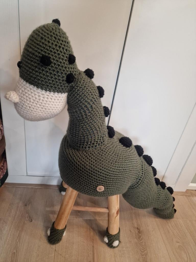 Decoratieve Dinokruk, handgemaakt, Ophalen of Verzenden