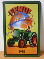 Fendt 1966 tractor reclamebord van metaal wandbord, Nieuw, Reclamebord, Ophalen of Verzenden