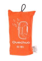 Quechua Regenhoes rugzak 55/80ltr: nooit gebruikt, incl bon, Sport en Fitness, Ophalen, Gebruikt, Rugzak