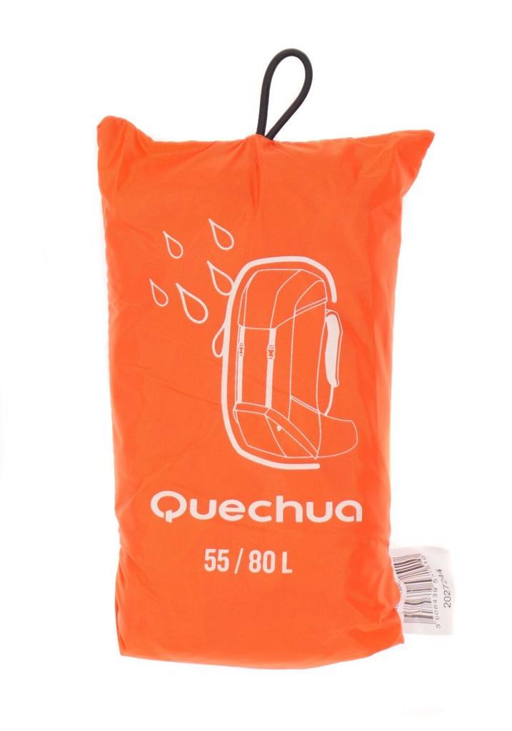 Quechua Regenhoes rugzak 55/80ltr: nooit gebruikt, incl bon, Sport en Fitness, Bergsport en Wandelen, Gebruikt, Rugzak, Ophalen