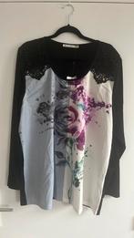 Studio shirt maat L. 50/52, Kleding | Dames, Grote Maten, Studio, Zwart, Zo goed als nieuw, Shirt of Top