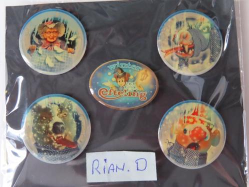 Efteling pin set Winter 2007 compleet., Verzamelen, Efteling, Zo goed als nieuw, Button of Speldje, Ophalen