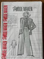 862/2 Patronen broek met blazer, L-XL, Vintage jaren 80, Hobby en Vrije tijd, Kledingpatronen, Overige merken, Overige typen, Vrouw