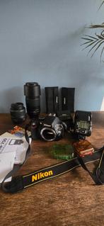 Nikon D5100 set. Lens 18-55mm en 55-300mm+filters en Flitser, Ophalen, Spiegelreflex, Zo goed als nieuw, Nikon