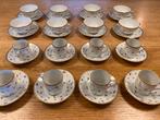 Langenthal Suisse handgeschilderd 8 koffie-en 8 theekopjes, Ophalen
