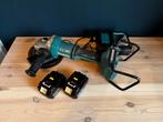 Makita DGA700 230mm slijper 36v incl 2 accus en lader, Ophalen of Verzenden, Zo goed als nieuw, Minder dan 700 watt, Haakse handslijpmachine