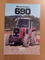 Folder Massey Ferguson MF 690, Boeken, Gelezen, Ophalen of Verzenden, Tractor en Landbouw