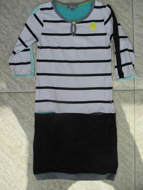 Ninni Vi jurk wit / zwart maat 158 jurkje, Kinderen en Baby's, Kinderkleding | Maat 158, Gebruikt, Meisje, Jurk of Rok, Ophalen of Verzenden