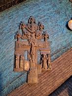 Antiek Russisch Orthodox Bronzen Kruis - 16x8 cm, Ophalen of Verzenden
