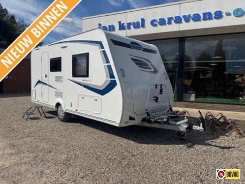Caravelair Alba Style 472, Caravans en Kamperen, Caravans, Bedrijf, tot en met 3, 750 - 1000 kg, Treinzit, Caravelair, 2 aparte bedden