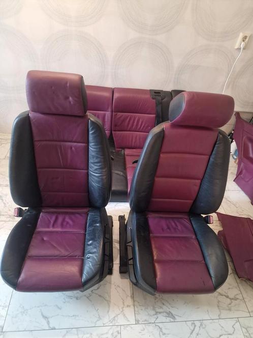 BMW E36 Lederen Individual Interieur Zwart/Paars Compleet, Auto-onderdelen, Interieur en Bekleding, BMW, Ophalen of Verzenden