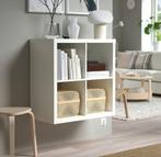 Ikea Kallax kast - 4 vakken, Huis en Inrichting, Kasten | Kledingkasten, Ophalen, Overige materialen, Minder dan 100 cm, Modern