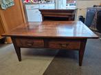 Eiken salontafel, Huis en Inrichting, Tafels | Salontafels, Ophalen, Gebruikt, 100 tot 150 cm, 50 tot 100 cm
