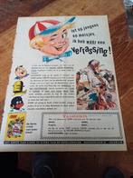 Paginagrote kleuren advertentie van Sjors 1963, Verzamelen, Stripfiguren, Olivier B, Bommel en Tom Poes, Ophalen of Verzenden
