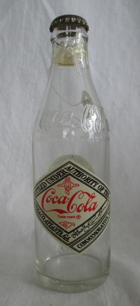 Coca-Cola flesje 1976 Commemorative Bottle 75th Anniversary, Verzamelen, Merken en Reclamevoorwerpen, Gebruikt, Verpakking, Ophalen of Verzenden