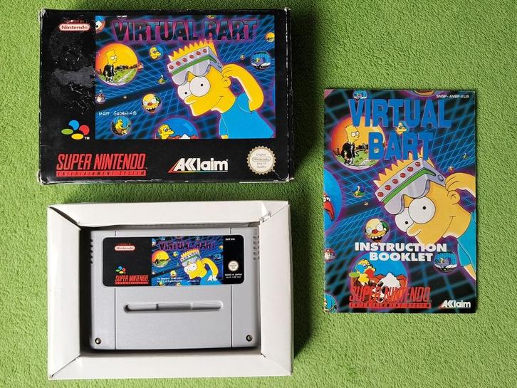 Virtual Bart - Super Nintendo SNES, Spelcomputers en Games, Games | Nintendo Super NES, Gebruikt, Avontuur en Actie, 1 speler