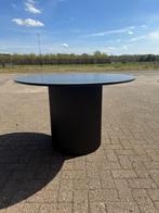 Eettafel zwart hout 120cm nieuw in doos! Topkwaliteit, Ophalen, 100 tot 150 cm, Rond, Nieuw