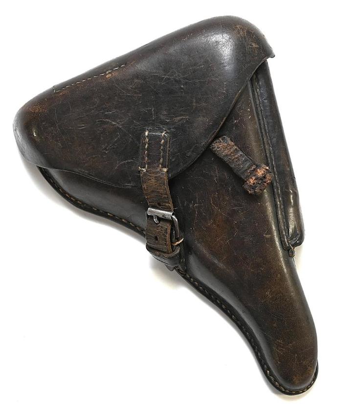 Luger P08 'Hardshell' Holster (gxy, 1942), Verzamelen, Militaria | Tweede Wereldoorlog, Landmacht, Overige typen, Duitsland, Verzenden