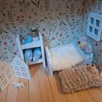 Poppenhuis meubeltjes en accessoires, slaapkamer muizenhuis, Ophalen of Verzenden, Zo goed als nieuw, Poppenhuis