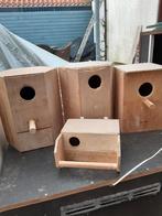 Broedblokken parkieten, Ophalen, Zo goed als nieuw, Hout, Vogelkooi