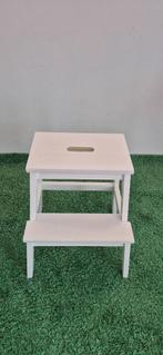 Step stool, Ophalen of Verzenden, In hoogte verstelbaar, Gebruikt, Hout