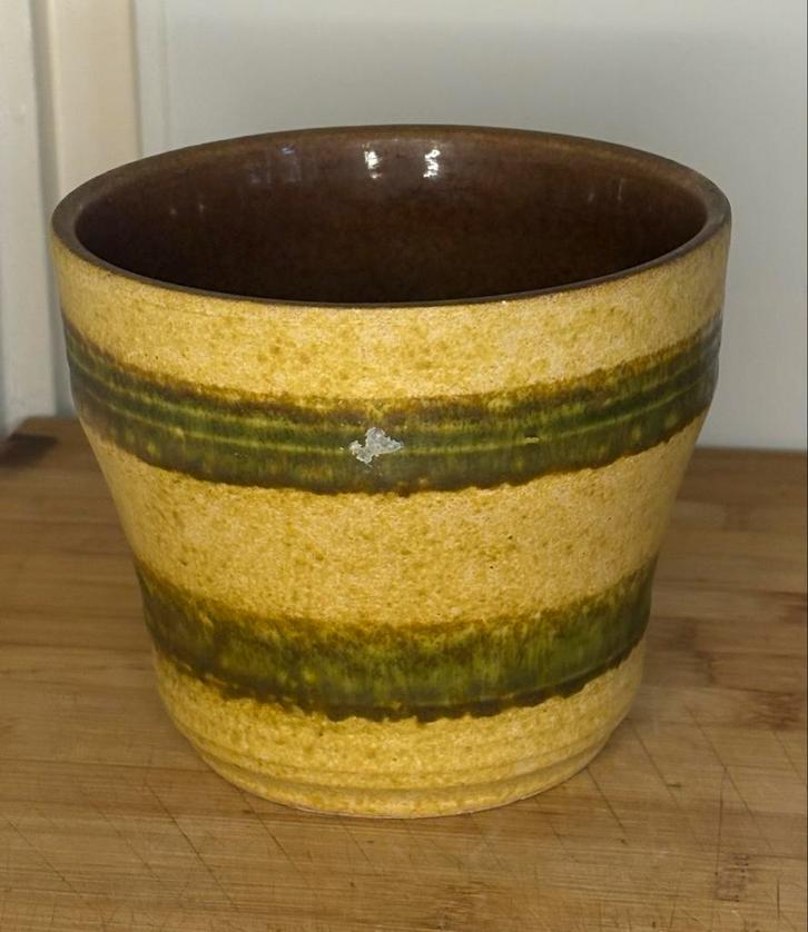 Vintage Bloempot - Jaren 70 Fat Lava Stijl, Antiek en Kunst, Antiek | Keramiek en Aardewerk, Ophalen