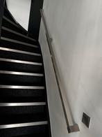 RVS Trapleuningen Vierkant - 270cm & 80cm, Ophalen, Gebruikt, Rvs, Overige typen