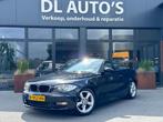 BMW 1-Serie 2.0 118I Cabrio 2009 Zwart, Auto's, BMW, 1-Serie, Cabriolet, 4 stoelen, Zwart