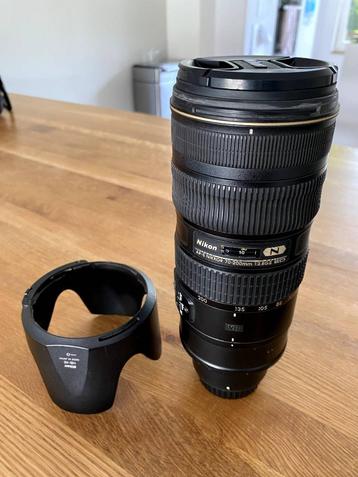 Nikkor 70-200mm f2.8 VRII lens